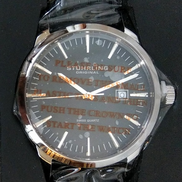 Stuhrling Original Other - NWT Men's Stuhrling Ascot Watch Leather Strap
